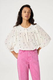 Fabienne Chapot Bindi Top Cosy White/Black Print