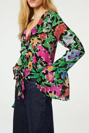 Fabienne Chapot Britney Blouse Casa Azul Floral Print