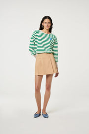 Fabienne Chapot Celina T-Shirt Cosy White/Green Stripes