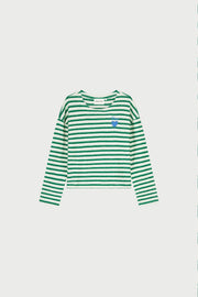 Fabienne Chapot Celina T-Shirt Cosy White/Green Stripes
