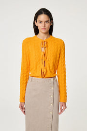 Fabienne Chapot Chelsea Cardi Solar Orange