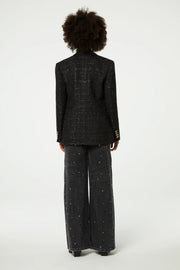 Fabienne Chapot Cher Tweed Blazer Black