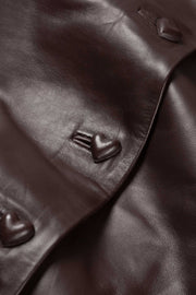 Fabienne Chapot Danni Leather Jacket Cocoa
