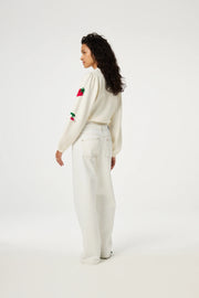 Fabienne Chapot Fruity Knit Sweater Cosy White