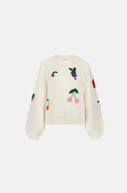 Fabienne Chapot Fruity Knit Sweater Cosy White