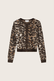 Fabienne Chapot Henry Cardigan Leo Print