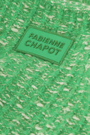 Fabienne Chapot Joshua Tweed Cardigan Green Apple