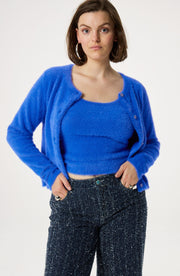 Fabienne Chapot Kate Knit Cardigan Bright Blue