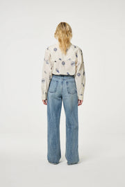 Fabienne Chapot Lilot Blouse Cosy White/Blue