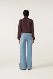 Fabienne Chapot Molly Turtleneck Top Cocoa