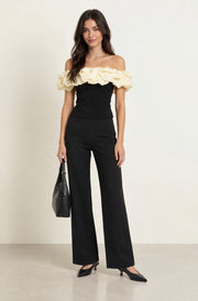 Fabienne Chapot Poppie Top Black/Cosy White
