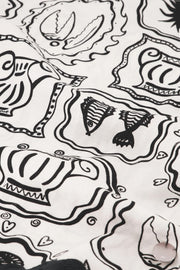 Fabienne Chapot Porto Top Cosy White/Black Print