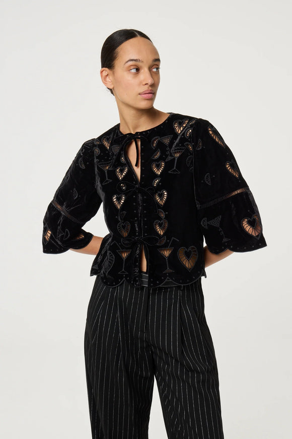 Fabienne Chapot Roarie Top Black