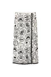 Fabienne Chapot Tila Skirt Cosy White/Black Print