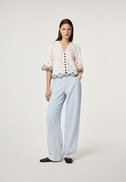 Fabienne Chapot Tylera Blouse White/Black Print
