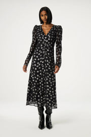 Fabienne Chapot Vera Dress Star Lurex Jacquard Print