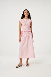 Fabienne Chapot Yoko Skirt Pink/White Stripes