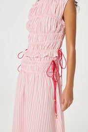 Fabienne Chapot Yoko Skirt Pink/White Stripes