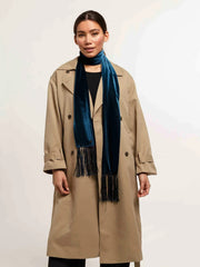 Fraas Velvet Scarf Crystal Teal