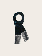 Fraas Velvet Scarf Crystal Teal