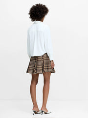 French Connection Arezzo Neck Trim Blouse Winter White