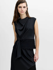 French Connection Dahlia Draped Lace Top