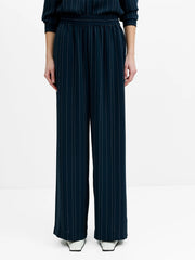 French Connection Erma Pinstripe Wide Leg Trousers