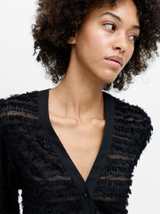 French Connection Alana Chiffon Blouse Black