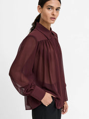 French Connection Arezzo Blouse Cherry