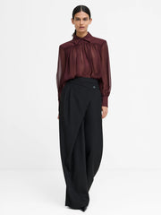 French Connection Arezzo Blouse Cherry