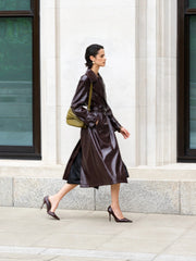 French Connection Athene Trench Coat Cherry
