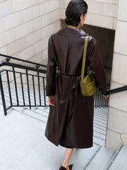 French Connection Athene Trench Coat Cherry