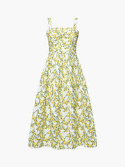 French Connection Citrus Barletta Ruched Dress Citrus Multi