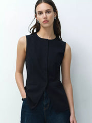 French Connection Izzie Waistcoat Black