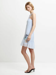 French Connection Larina GGT Mini Dress Blue Multi