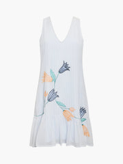 French Connection Larina GGT Mini Dress Blue Multi