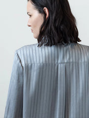 French Connection Maggie Satin Striped Shirt