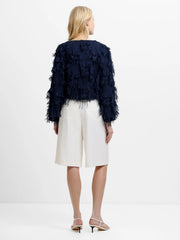 French Connection Millie Hyper Text Jacket Navy