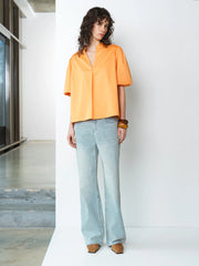 French Connection Sindey Shirt Apricot Orange