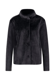 Fynch-Hatton Faux Fur Jacket Black