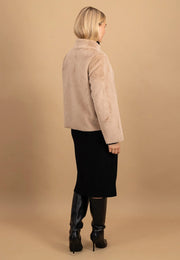 Fynch-Hatton Faux Fur Jacket Cappuccino