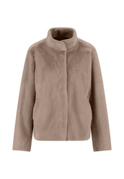 Fynch-Hatton Faux Fur Jacket Cappuccino