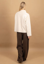 Fynch-Hatton Faux Fur Jacket Cream