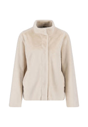 Fynch-Hatton Faux Fur Jacket Cream