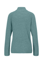 Fynch-Hatton Knit High Neck Sweater Aqua