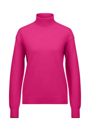 Fynch-Hatton Roll Neck Knit Pullover Pink