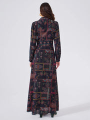 Hayley Menzies Aida Silk Maxi Shirt Dress