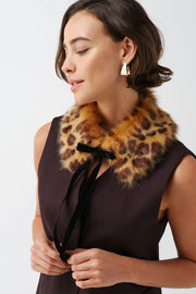 Helen Moore Diana Collar Leopard Print