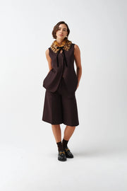 Helen Moore Diana Collar Leopard Print