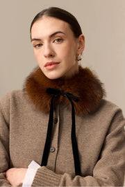 Helen Moore Diana Collar Mahogany